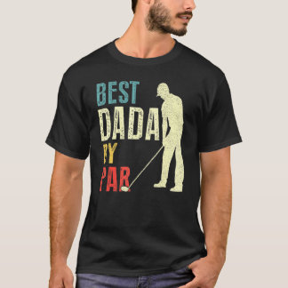 Mannen beste Dada door Par Golf Vaderdag papa T-shirt