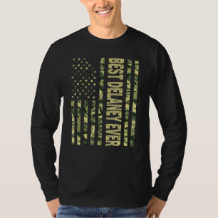 Mannen beste Delaney ooit Amerikaanse vlag opa F T-shirt