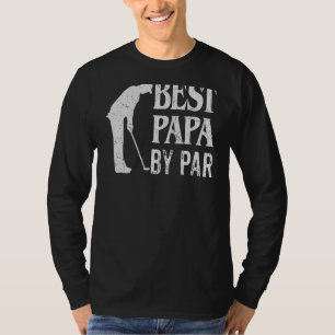 Mannen beste document van Par Pro Golfer vaders D T-shirt