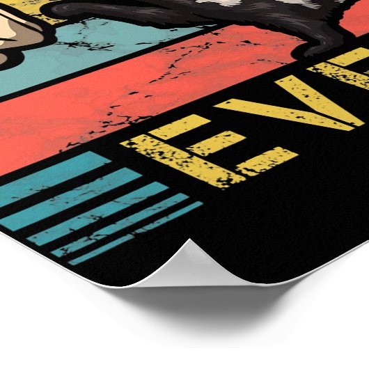 Mannen beste fret pap ooit vaderdag Dier Poster (Hoek)