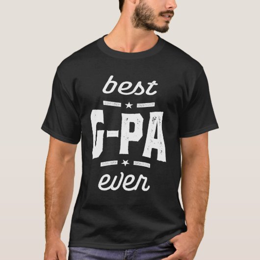 Mannen beste G-Pa-server-cadeau T-shirt (Voorkant)