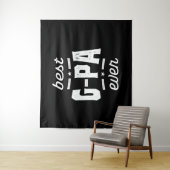 Mannen beste G-Pa-server-cadeau Wandkleed (In situ)