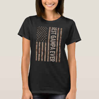 Mannen beste gampa ooit Amerikaanse vlag opa vet T-shirt