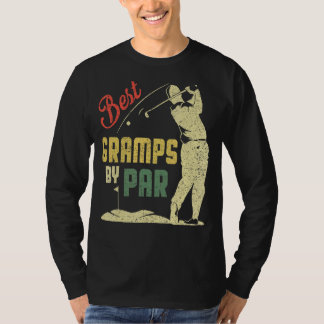Mannen beste grammen van Par Vaderdag Golf Golfer T-shirt