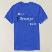 Mannen beste Grampen ooit voor grootvaders Da T-shirt (Design voorkant)