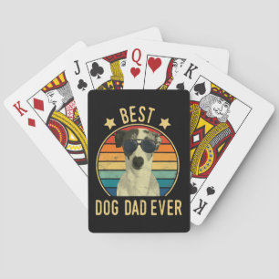 Mannen beste hond pap ooit Italiaanse feestdag Pokerkaarten