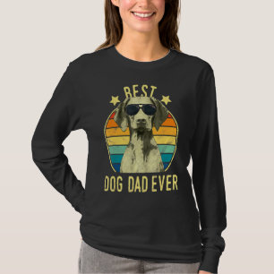 Mannen Beste Hond Papa Ooit Vizsla Vaderdag T-shirt