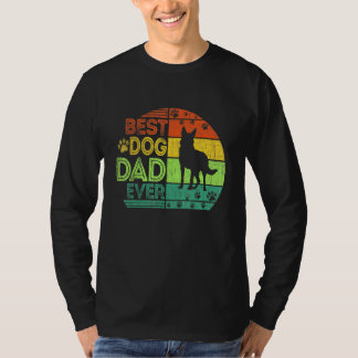 Mannen beste hond vader ooit Duitse herderd hond v T-shirt
