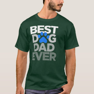 Mannen beste hond vader op de dag van de vaderdag t-shirt