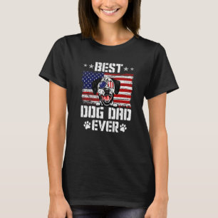 Mannen beste hondenvader ooit Dalmatische Amerikaa T-shirt