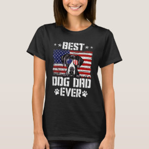 Mannen beste hondenvader ooit Deen Amerikaanse vla T-shirt