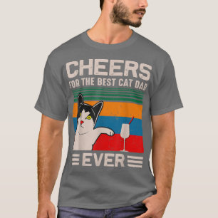 Mannen beste kat pap kapper vaderdag citaat, Gezeg T-shirt