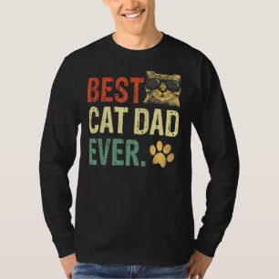 Mannen beste kat pap ooit koude kat Vaderdag T-shirt