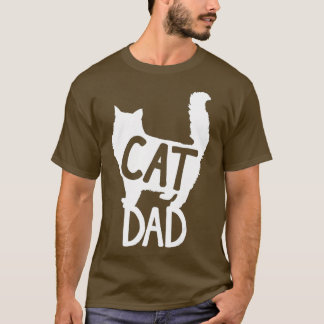 Mannen beste kat papa vaderdag Mannen Kat Papa Pap T-shirt
