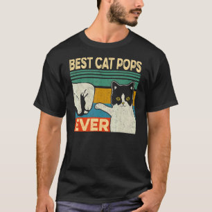 Mannen beste kat Poppen ooit kat vader vaders dag T-shirt