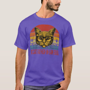 Mannen beste kat vader in wet ooit  kat over t-shirt