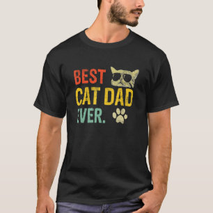 Mannen beste kat vader ooit eerste botte kat pappi t-shirt