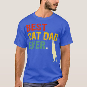 Mannen beste kat vader ooit T Funny Cat papa D T-shirt