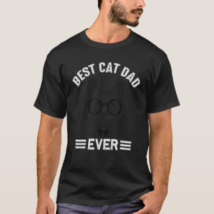 Mannen beste kat vader op dag van de priester Cita T-shirt
