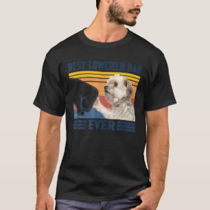 Mannen beste Lowchen pa ooit Funny Dog Lover Vader T-shirt