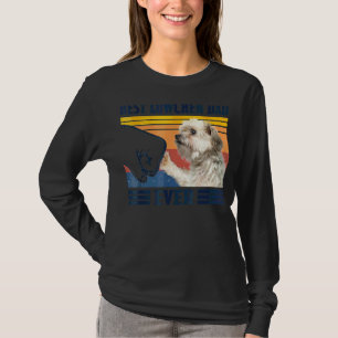 Mannen beste lowchen vader ooit hond Vaderdag T-shirt
