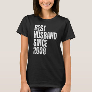 Mannen beste man sinds 2009 Vintage Wedding Anniv T-shirt
