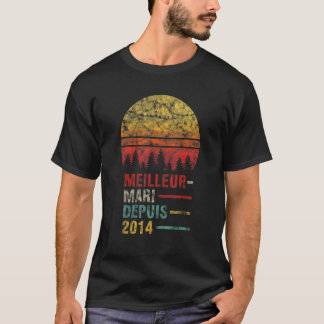 Mannen beste man sinds 2014 8 Wedding Jubileum T-shirt