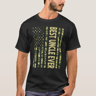Mannen beste oom ooit Amerikaanse FlagGrandpa F T-shirt