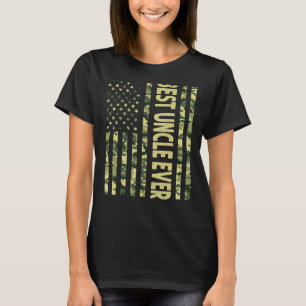 Mannen beste oom ooit Amerikaanse vlag opa fa T-shirt