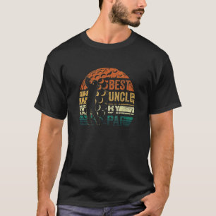 Mannen beste oom van Par Retro Vaderdag Golf T-shirt