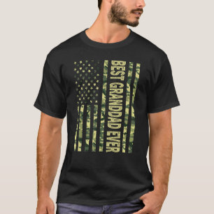 Mannen beste opa ooit Amerikaanse vlag opa F T-shirt