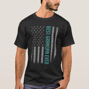 Mannen beste opa ooit Amerikaanse vlag voor vader" T-shirt