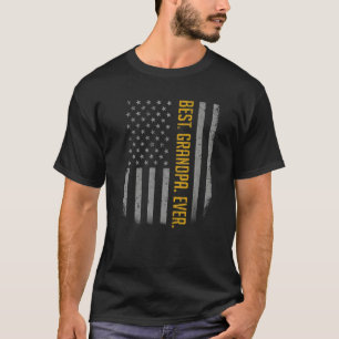 Mannen beste opa ooit Amerikaanse vlag voor vet T-shirt