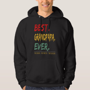 Mannen beste opa ooit het Man The Myth the Lege Hoodie