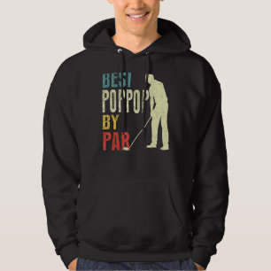 Mannen beste oppop van par Golf Vaderdag Hoodie