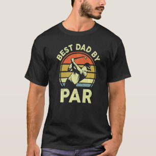 Mannen Beste Pap Door Par Sports Golfer Papa Vader T-shirt