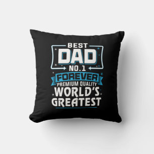 Mannen Beste pap pap 's werelds grootste nr.1 Kussen