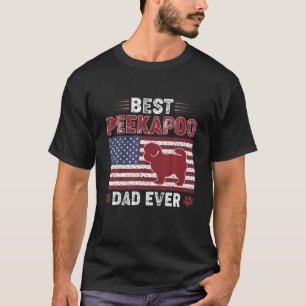 Mannen beste peekapoodad Oost-Amerikaanse vlag hon T-shirt