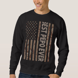 Mannen beste pepo ooit Amerikaanse vlag opa vet Trui