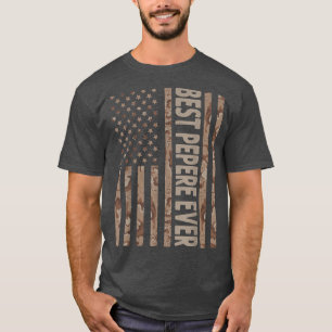 Mannen beste père ooit Amerikaanse vlag Funny Gran T-shirt
