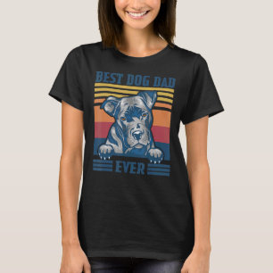 Mannen Beste Pit Bull Pap Ooit Dog Pap Vaderdag T-shirt
