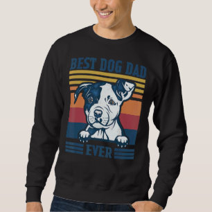Mannen Beste Pit Bull Pap Ooit Dog Pap Vaderdag Trui