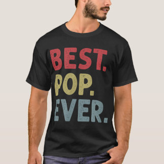 Mannen beste Pop ooit design voor opa of pap T-shirt