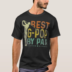 Mannen beste pop van Par Funny Golf Golfer Fath T-shirt