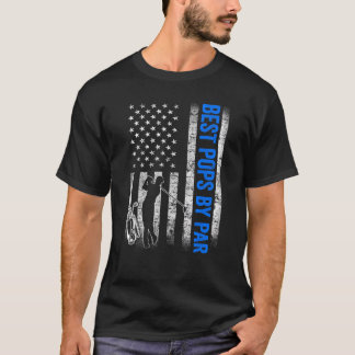 Mannen beste Poppen van Par Golf Golfer Golfing T-shirt