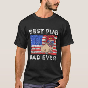 Mannen beste pug pap ooit Hondenliefhebber Papa Ve T-shirt