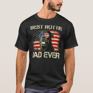 Mannen beste rottie pa Ever Rottweiler American Fl T-shirt