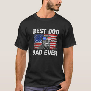 Mannen beste rottweiler vader ooit Amerikaanse vla T-shirt