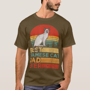 Mannen beste Siamese kat pap ooit Siamese kat T-shirt