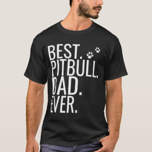 Mannen beste stieren pap ooit vaderdag voor hond t-shirt